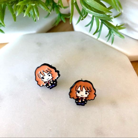 New! Harry Potter Hogwarts Acrylic Stud Earrings - Picture 11 of 14